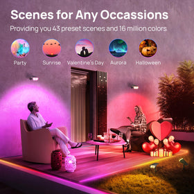 Linkind SL5 app control interface adjusting color and brightness via AiDot