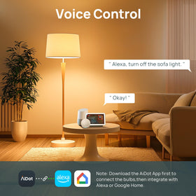 Linkind Smart Bulb CRI>90 true colors on furniture and art.