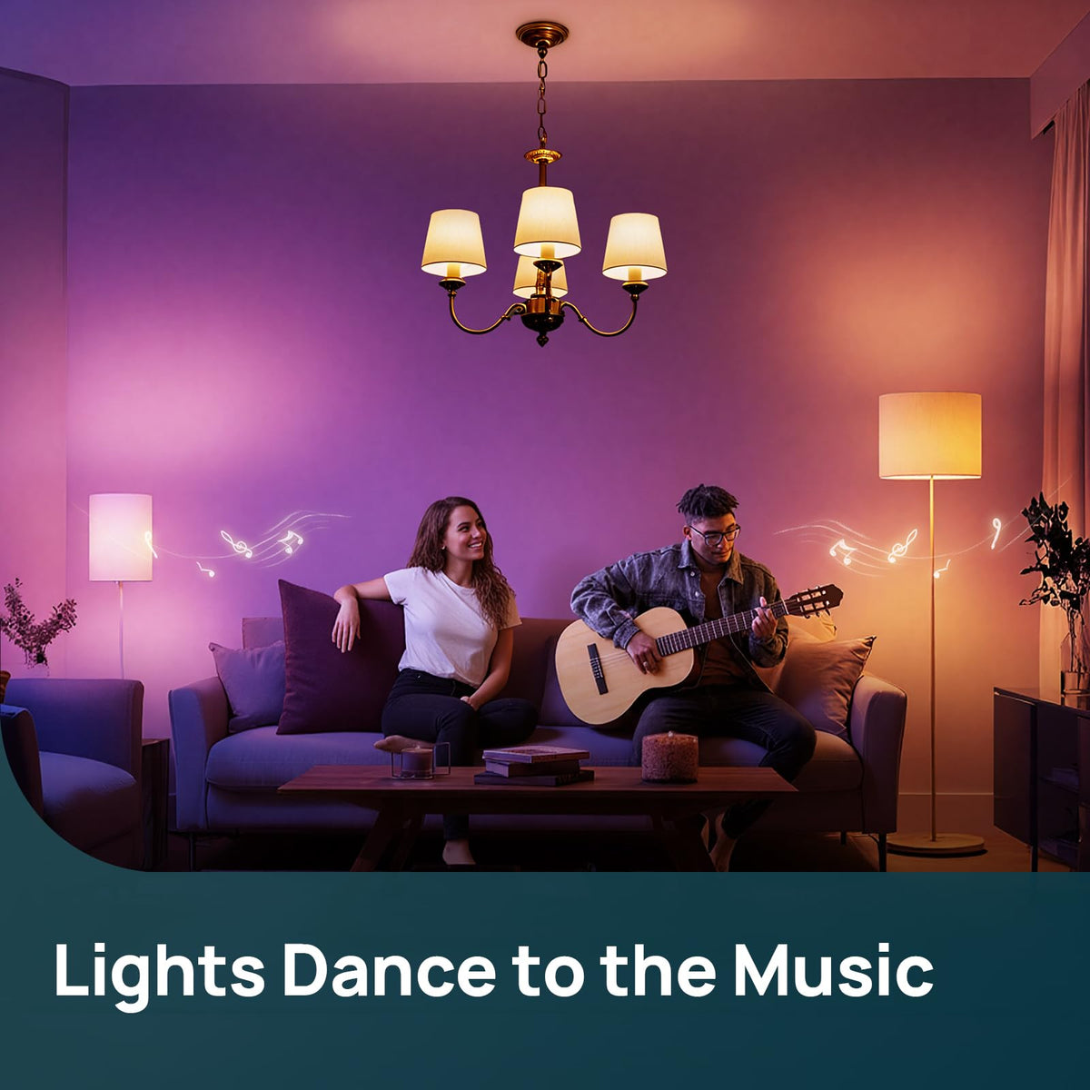 Linkind music reactive mode syncs lights to beat for parties