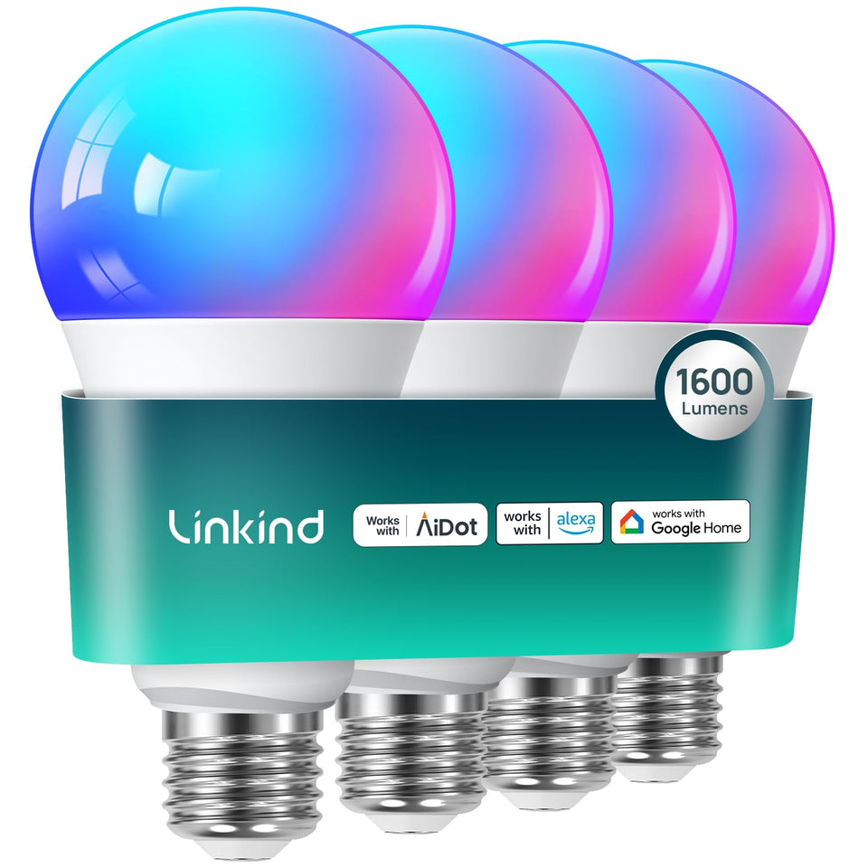 Linkind smart bulb bright 1600 lumens for wide rooms