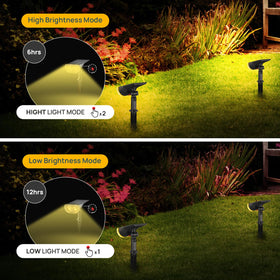 Linkind StarRayS patio light with warm white glow, ideal for evenings.