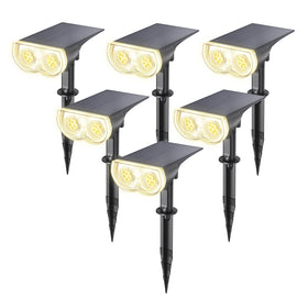 Linkind StarRay dusk-to-dawn lighting brightens garden paths for safe illumination