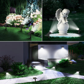 Linkind StarRay ground stake secures landscape placement