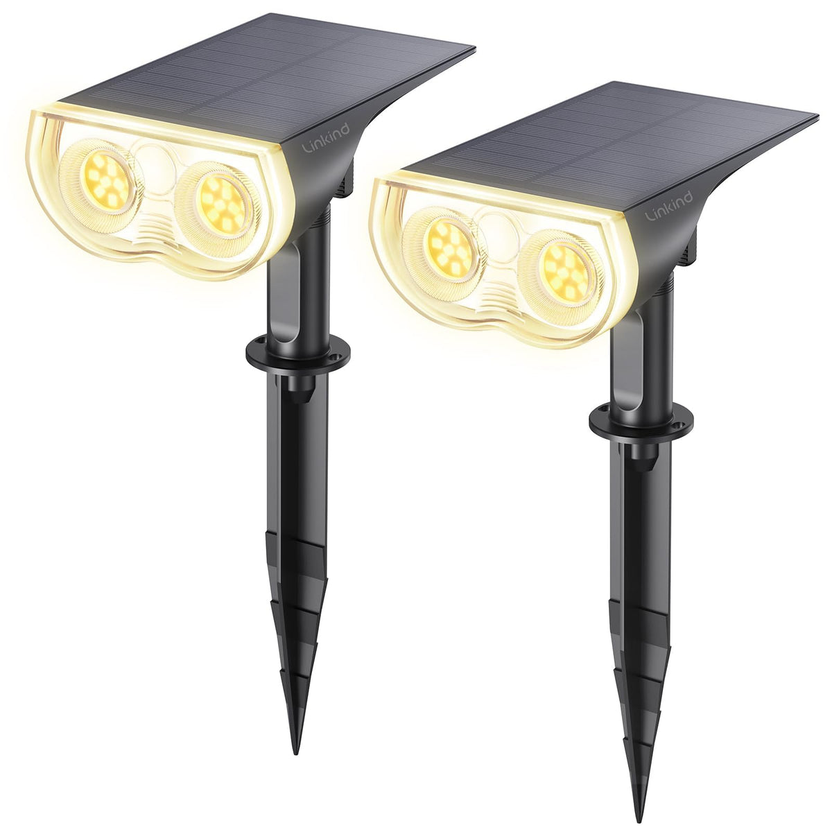 Linkind StarRay outdoor lights pack illuminating entryways for evening ambiance.