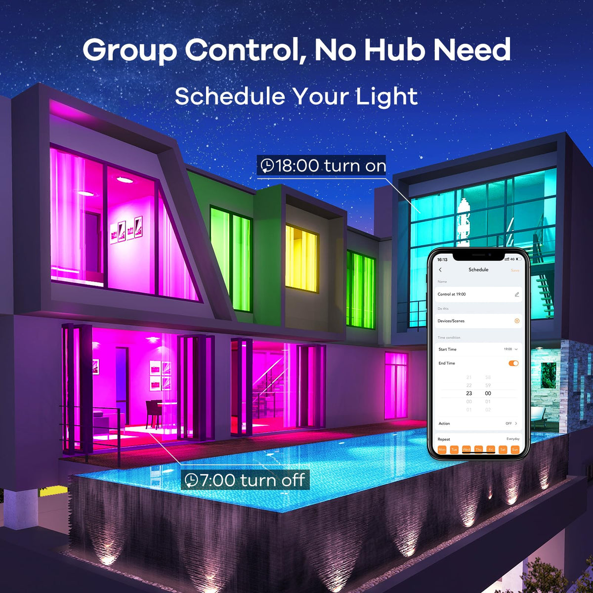 Linkind voice-controlled bulbs compatible with popular smart assistants.
