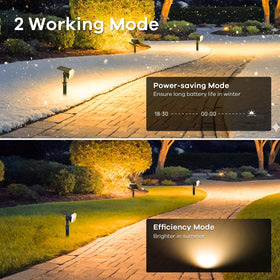 Linkind wall mount or ground stake installation for flexible outdoor setup.