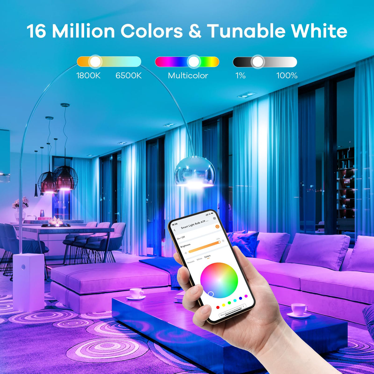 Linkind bulb ready for voice control with Alexa and Google Assistant