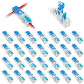 Linkstyle T Tap Lever Connector set for quick, solderless wiring.