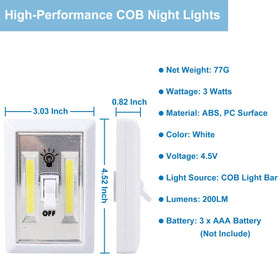 LINLUX portable tap light ideal for closets and cabinets with magnetic mounting
