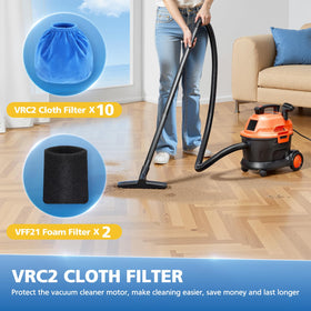 LINNIW cleaning brush included for easy dust removal and filter maintenance.
