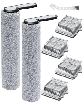 LINNIW F25 brush roll kit front view for seamless replacement and deep cleaning.