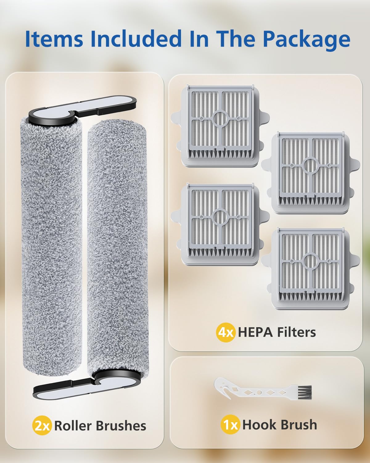LINNIW F25 HEPA filter close-up showcasing FSC-certified paper.