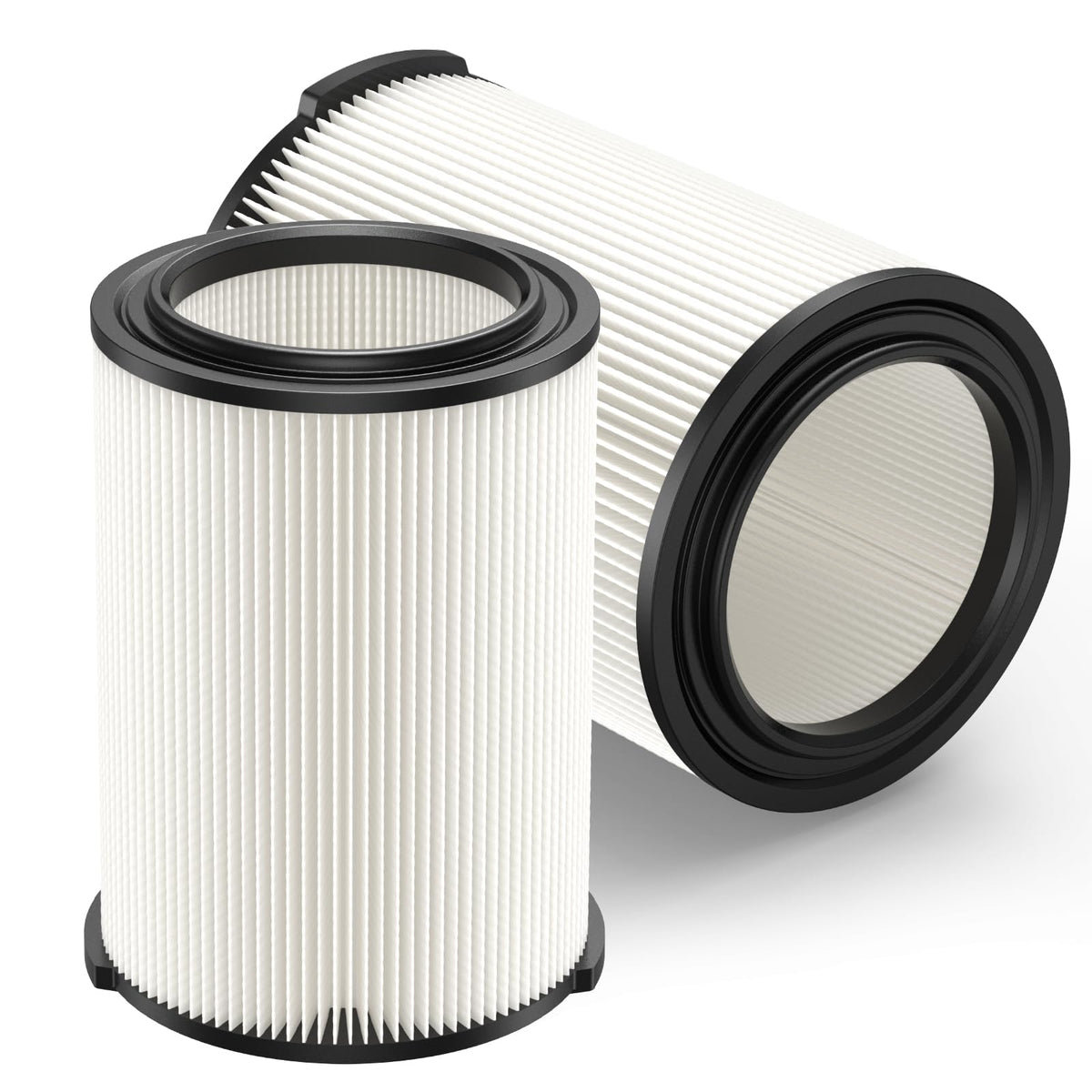 LINNIW VF4000 two-pack filters for RIDGID vacuums improve dust capture.