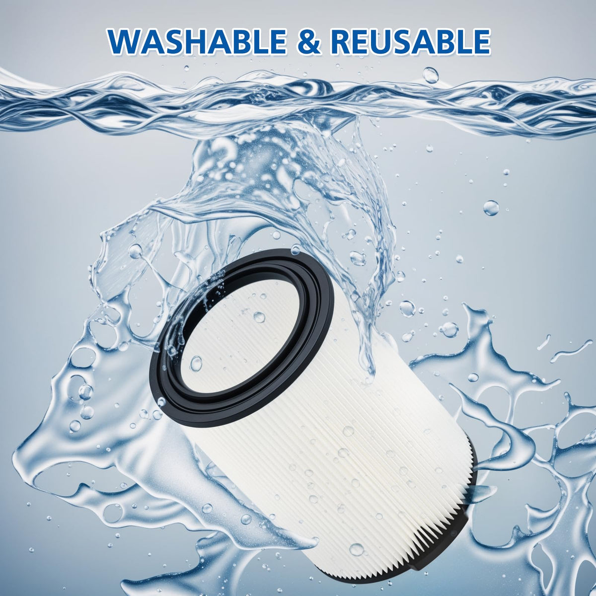 LINNIW VF4000 washable-reusable filter extends service life and reduces replacement costs.