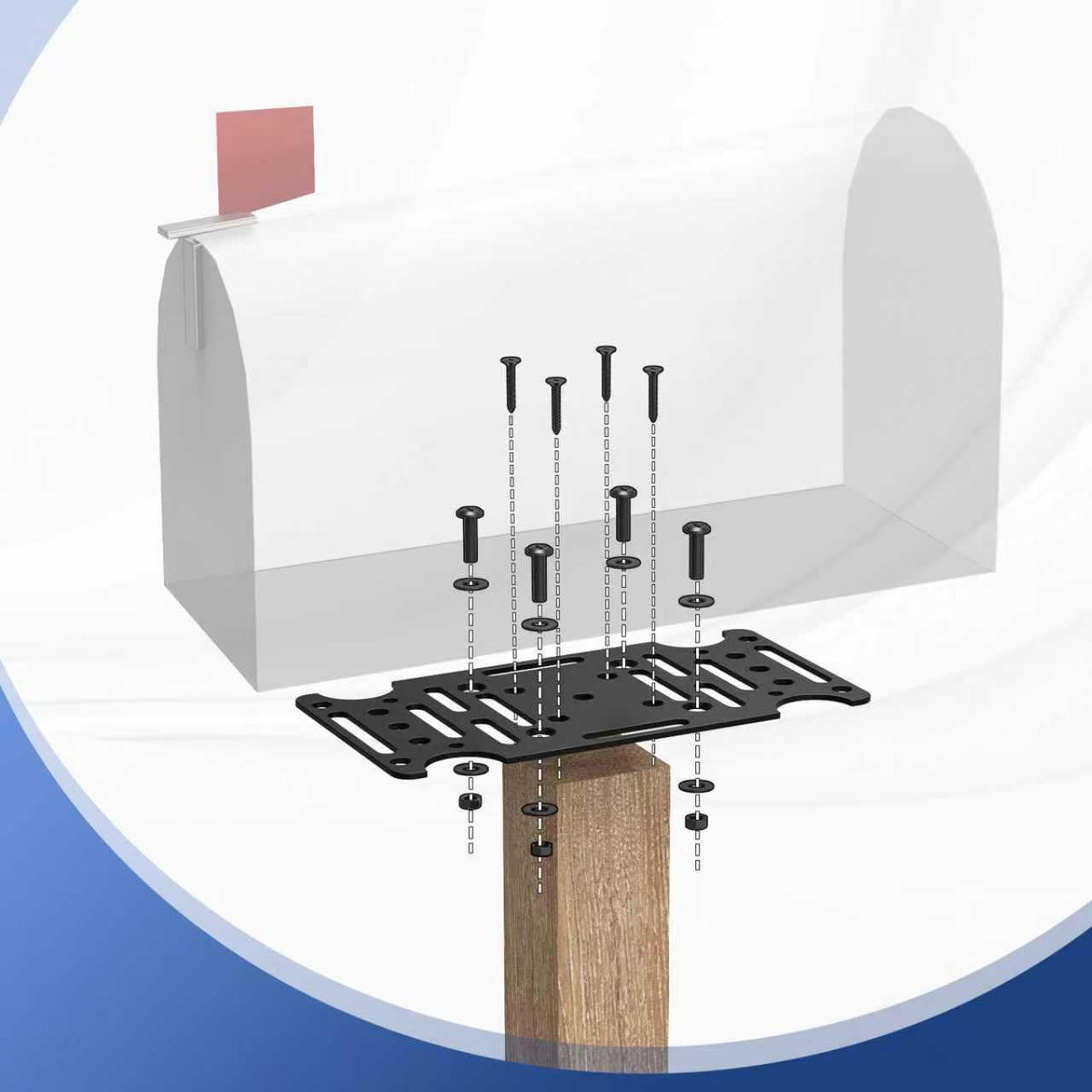 Linone hardware included ensures straightforward, complete mounting.