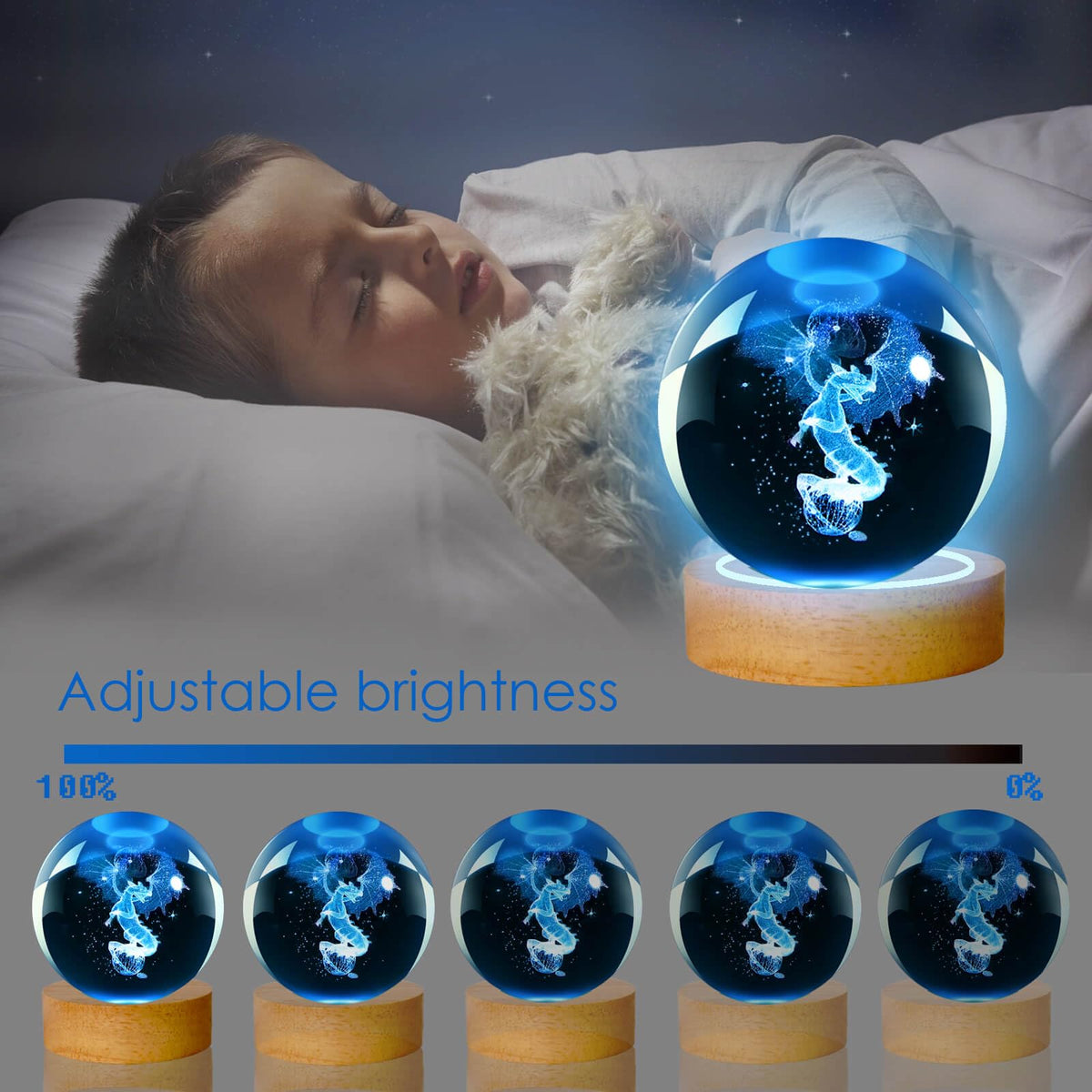 LINSINA Dragon Table Lamp 16 colors for customizable mood lighting.