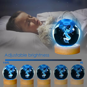 LINSINA Dragon Table Lamp 16 colors for customizable mood lighting.