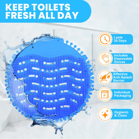 LINSIRON 3D wave anti-splash design reduces bathroom splashing.