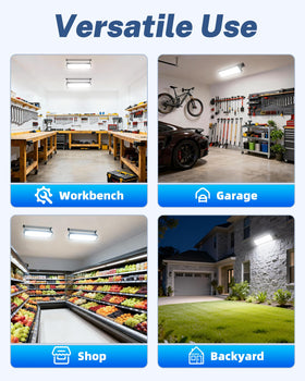 Linstaine 100W LED Shop Light with adjustable bracket