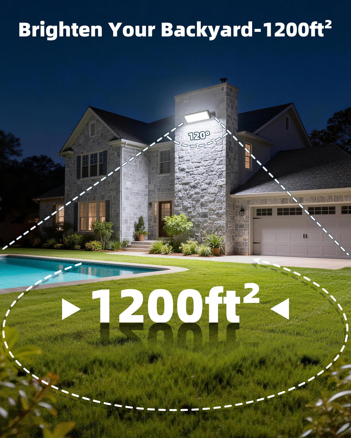 Linstaine 100W LED Shop Light IP66 durability in damp environments
