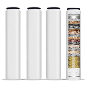 Linsuely 4-pack replacement filters for Cobbe handheld shower head chlorine removal.