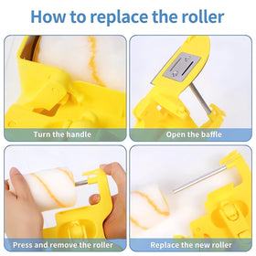 LIONICE Paint Edger Pro rotatable handle enables precise edge control