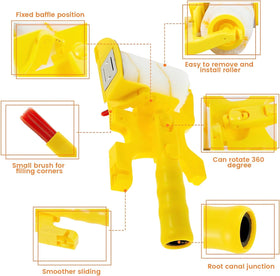 LIONICE wall-edge tool creates precise edges around trim and corners.