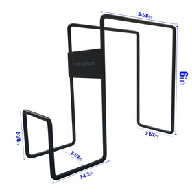 Lionshop hard hat rack dimensions 6x2-5x8 inches for compact vehicle storage.