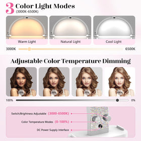 LIONVISON foldable base nail light enables quick assembly and storage
