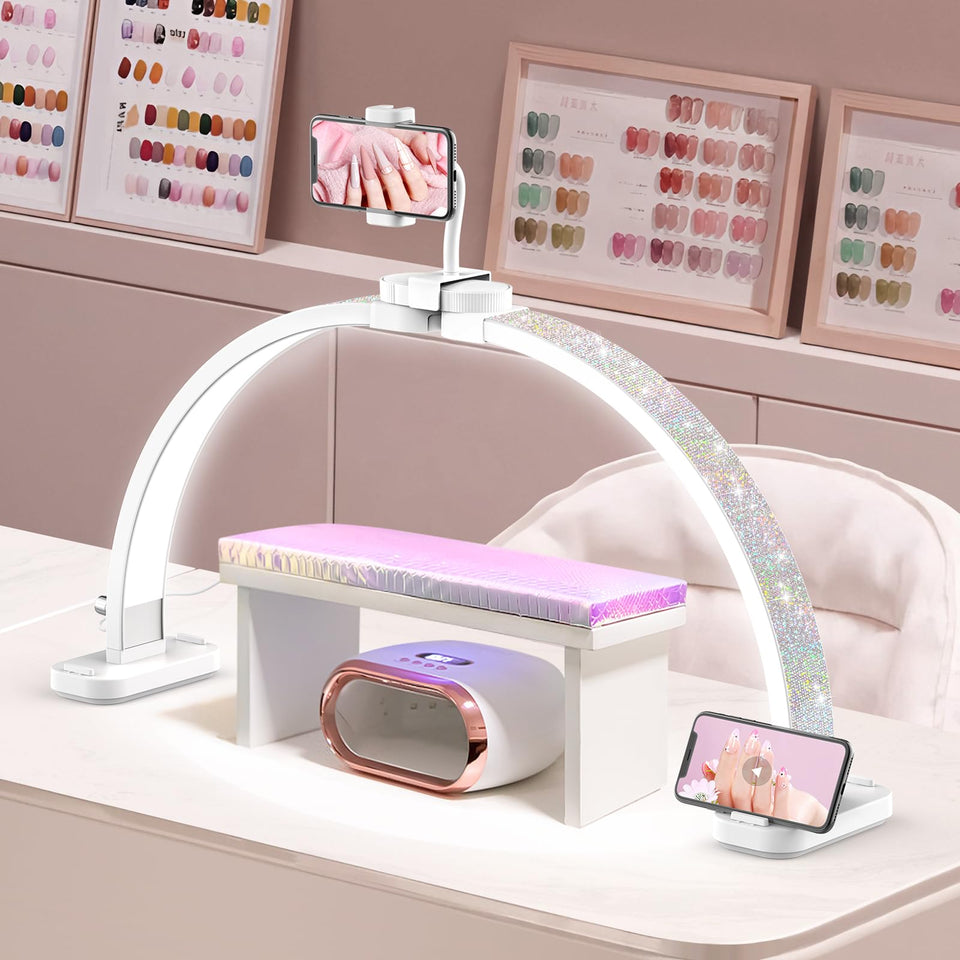 LIONVISON half moon nail light delivering precise, flicker-free illumination for detailed work