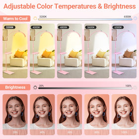Lionvison lash light with 360-degree gooseneck for flexible positioning.