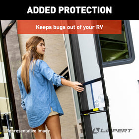 Available in five sizes to fit common RV entry openings.