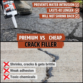 Liquid Rubber bonds to concrete, brick, stone and more for multi-surface use.