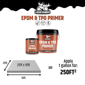 Packaging and labeling of Liquid Rubber EPDM Primer for easy storage.