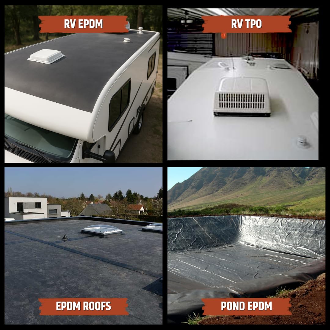 Liquid Rubber EPDM Primer surface prep: clean, dry, and sound before priming.