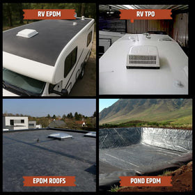 Liquid Rubber EPDM Primer surface prep: clean, dry, and sound before priming.