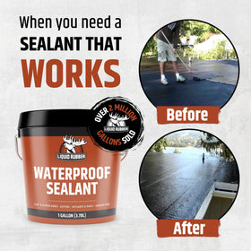 Liquid Rubber applied on a flat roof to demonstrate seamless waterproofing.