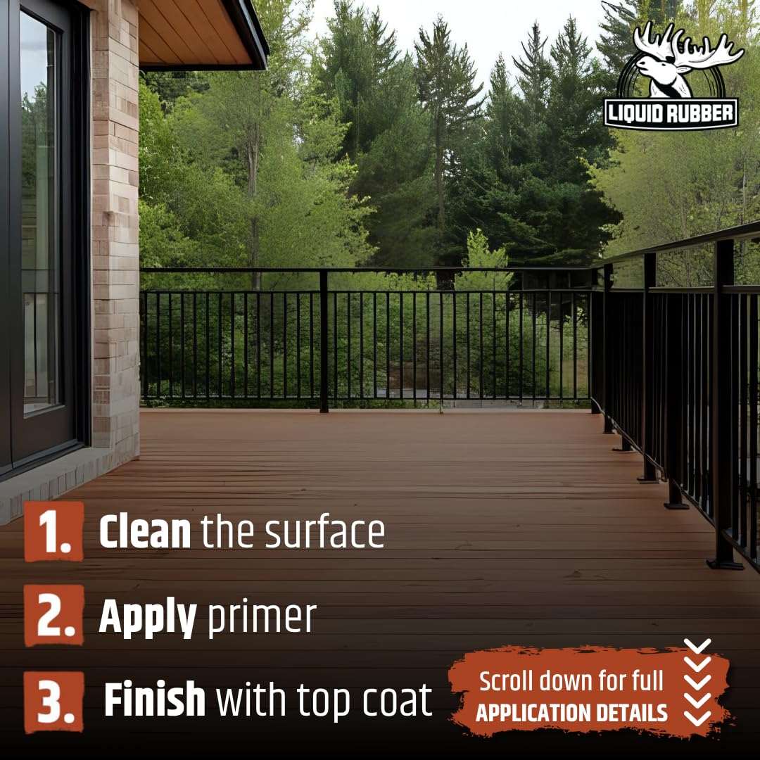 Brush and roller friendly Liquid Rubber Primer in use on multiple substrates