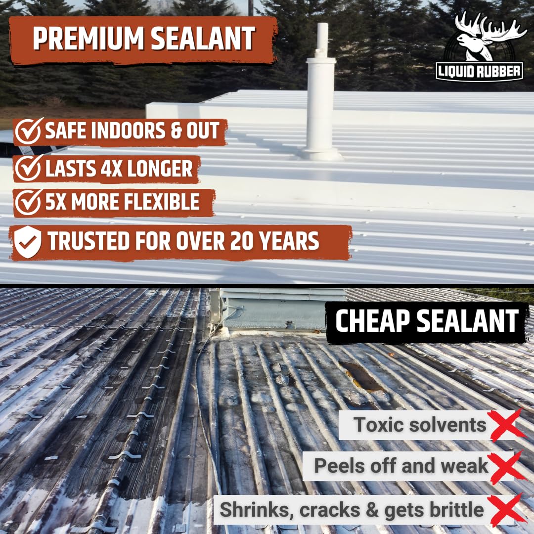 Liquid Rubber Seam Tape reinforces joints for durable waterproofing.