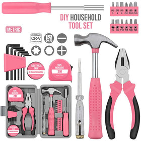 LIRFIX pink pliers with a non-slip grip for comfortable DIY tasks.