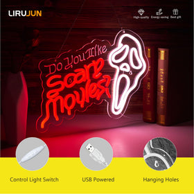 LIRUJUN neon sign enhances game room decor with moody lighting