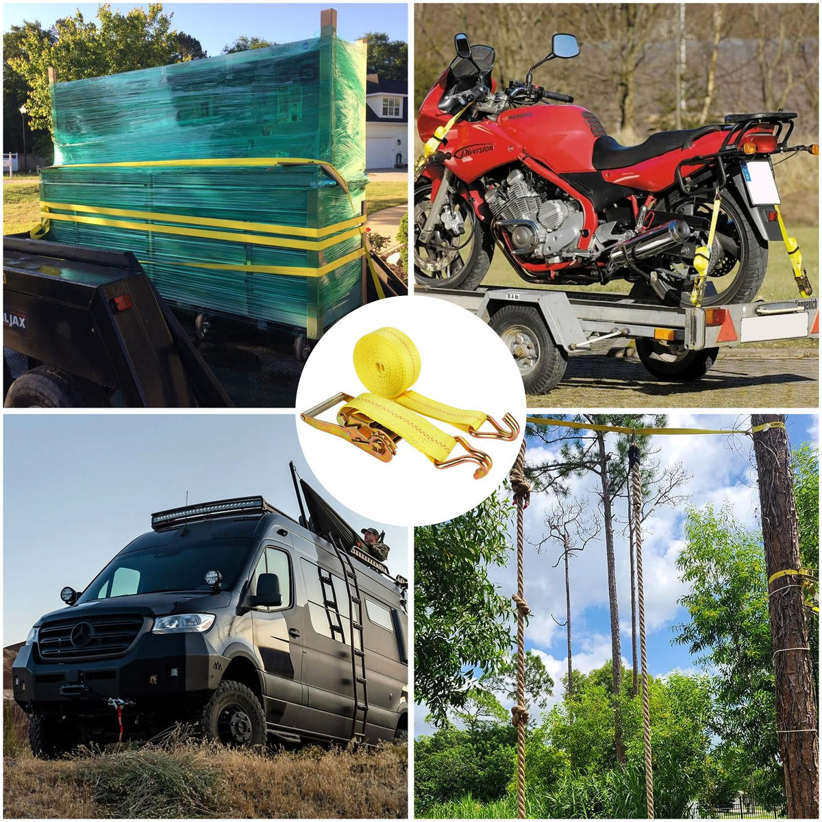 LISHINE 20-foot length accommodates large and irregular gear safely.