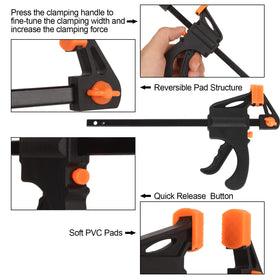 LISHINE bar clamp enabling spreader conversion for flexible setups.