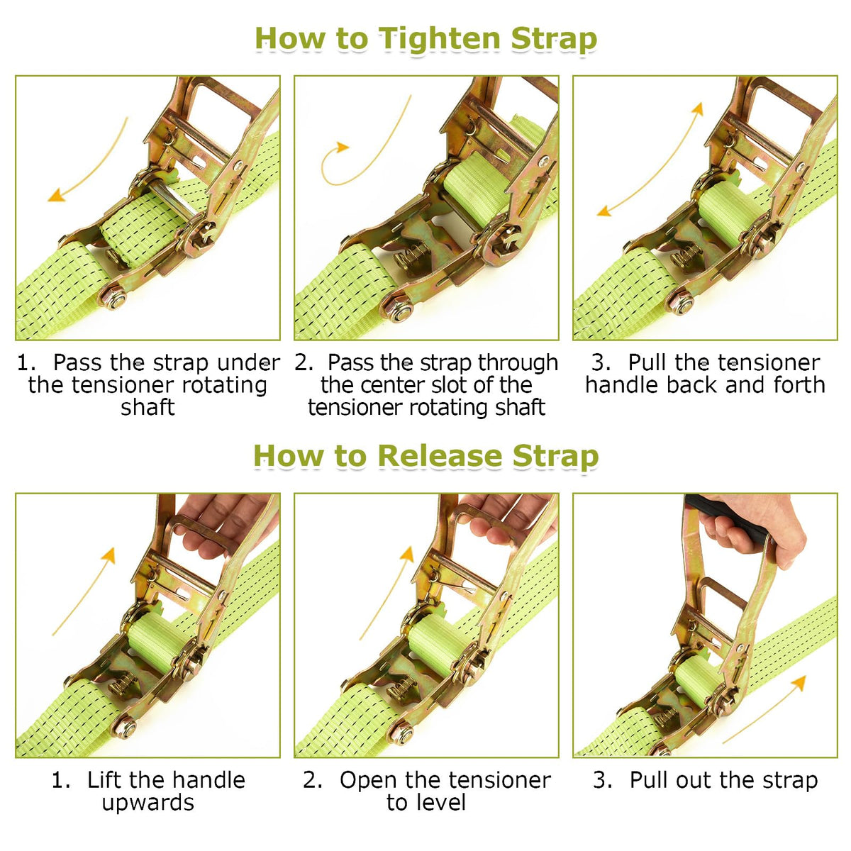 LISHINE hooks compatible with E-tracks and D-rings for secure attachment.