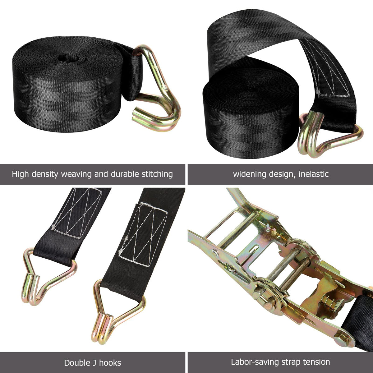 LISHINE polyester webbing weave detail shows wear resistance protecting cargo.