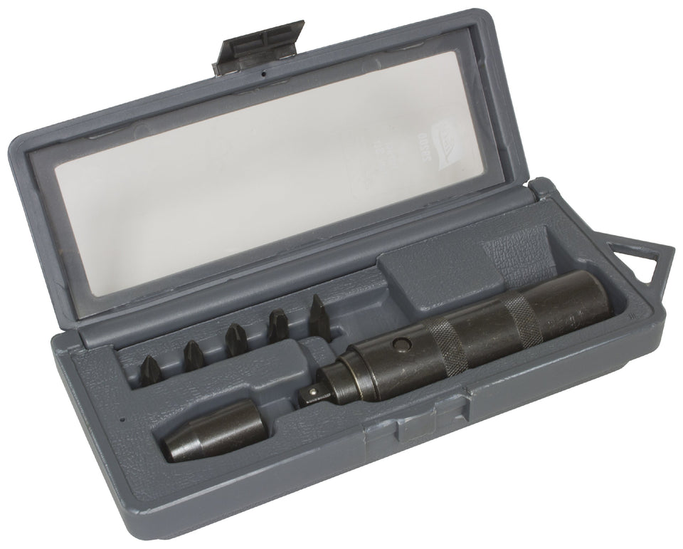 Lisle 29200 hand impact tool set showing 3/8 drive and bit holder for loosening rusted fasteners.