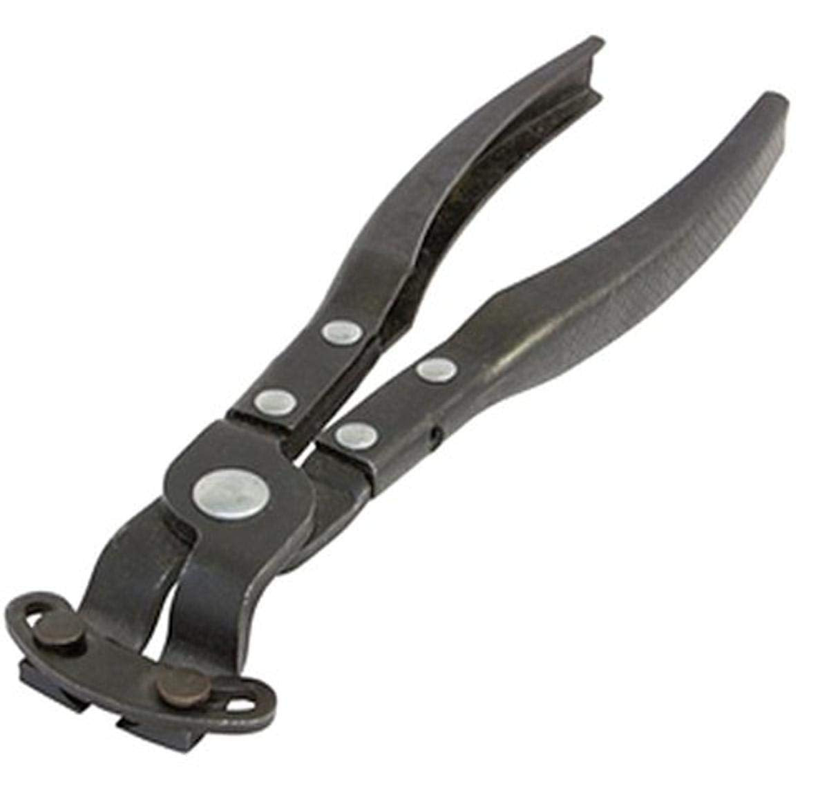 Lisle 30600 offset boot clamp plier, side view for tight spaces