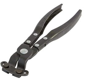 Lisle 30600 offset boot clamp plier, side view for tight spaces