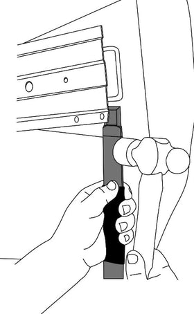 Lisle 51900 side-drive through seam for damage-free separation.