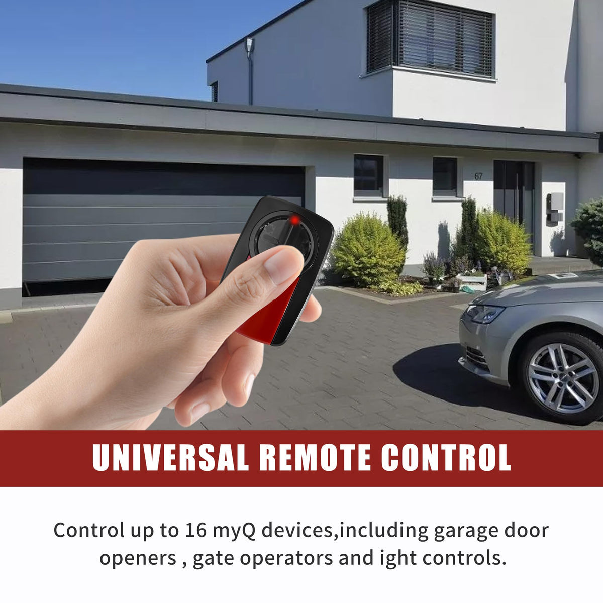 Durable LISMODZ remote with sturdy casing and responsive buttons for frequent use.